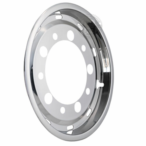 Jantes en acier inoxydable ET135 30MM 11.75x22.5" Convient pour Scania DAF IVECO