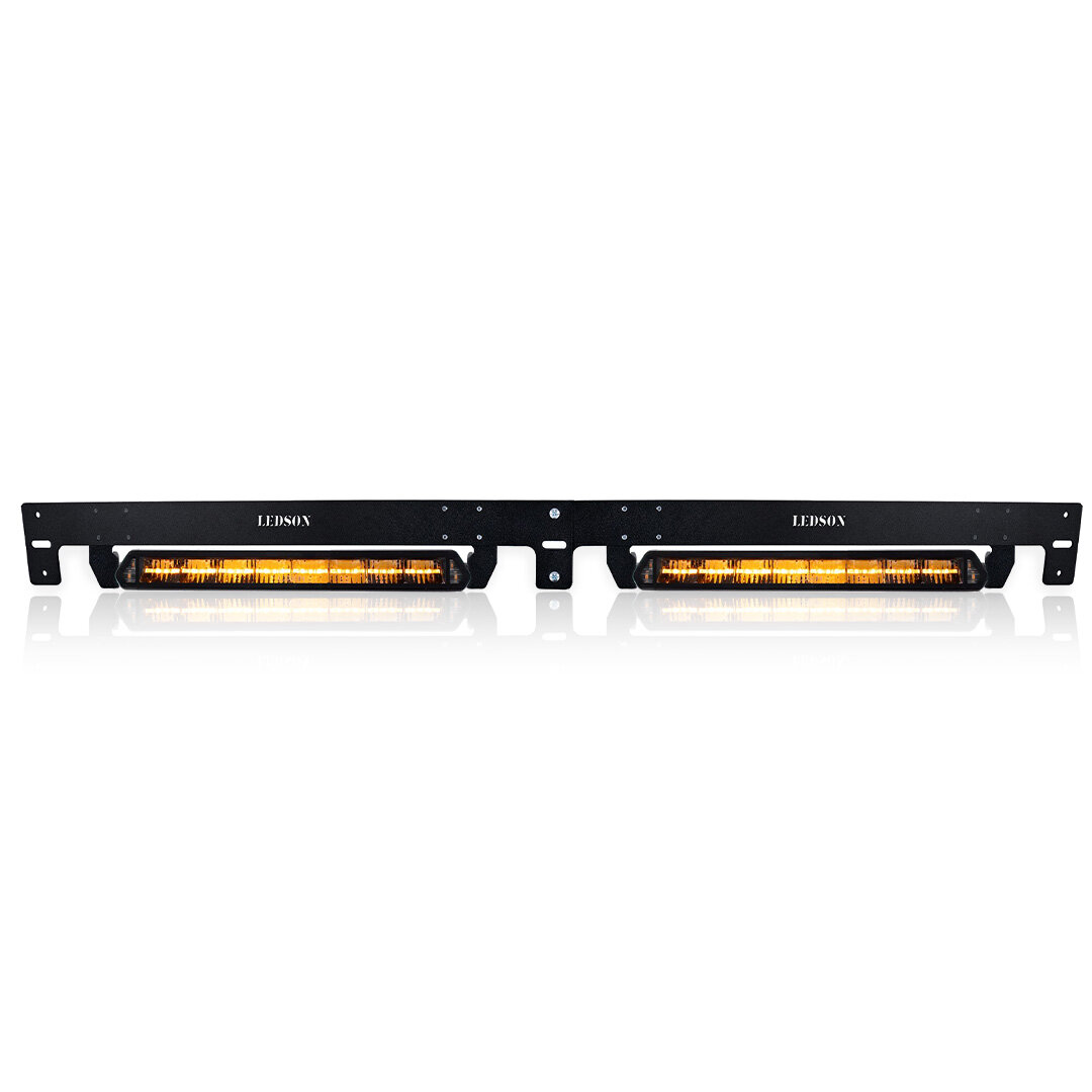 Ledson 2x Epix14+ Strobe LED Bar Package Pour Volvo FH 2014-2020