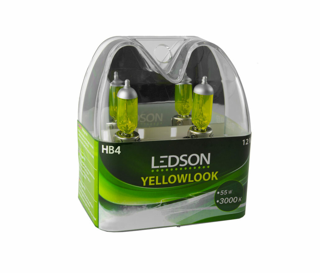 Lampade alogene Ledson YellowLook Giallo 12V 3000K 2 Pezzi