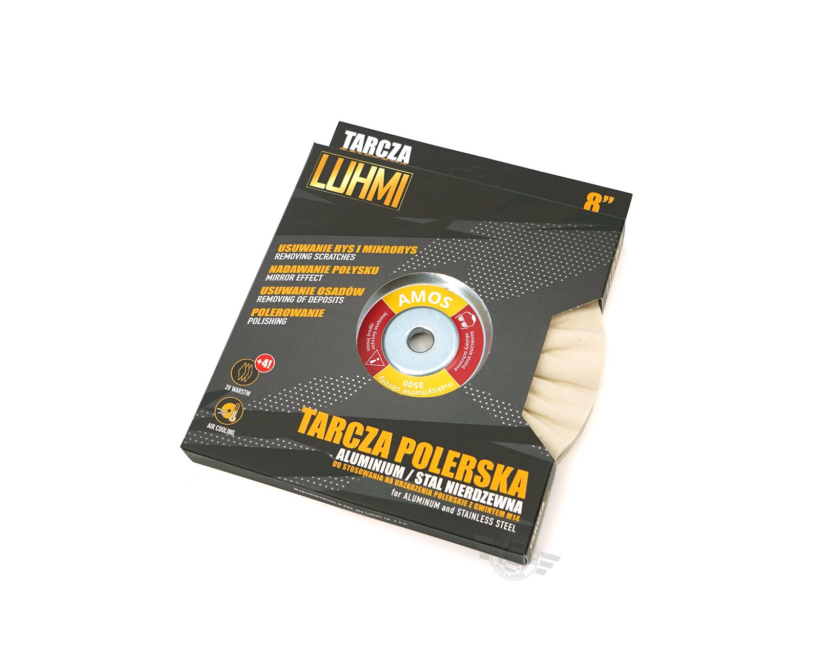 Kit di lucidatura in un solo passaggio Luhmi 1 Lucidante per alluminio 1KG