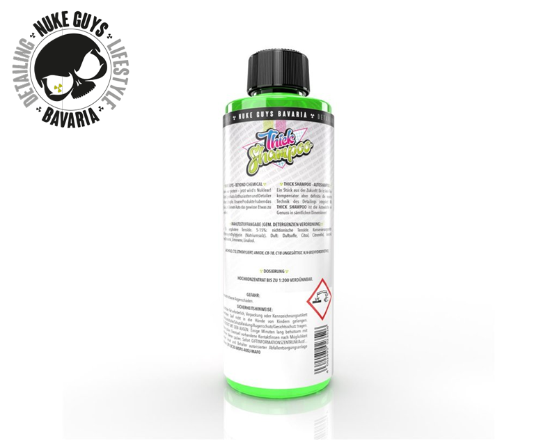 Shampooing Voiture Nuke Guys 500ml Concentré Mousseux Parfum Agrumes