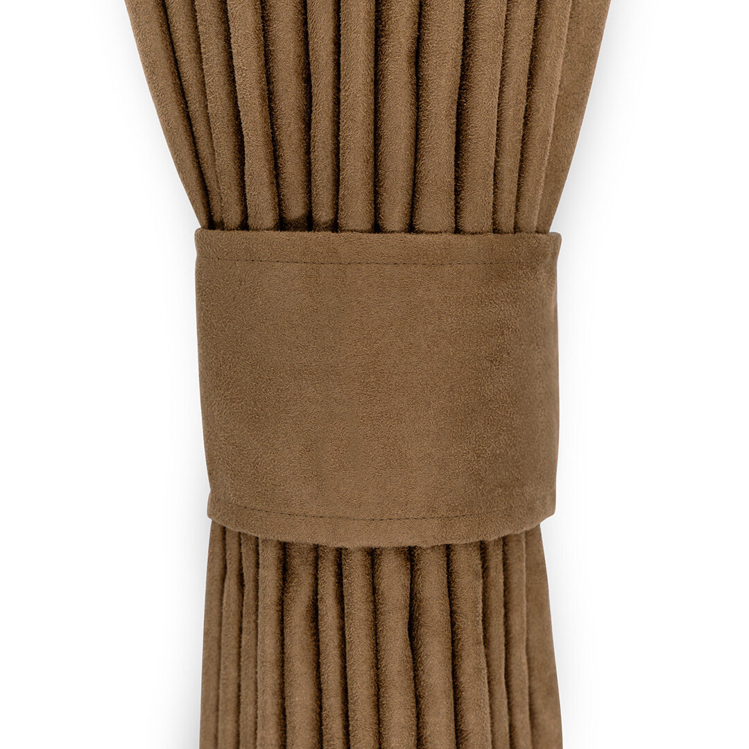 Ensemble de rideaux aspect Alcantara Ensemble de rideaux latéraux Bande de fenêtre avant Rideau 3-arches 90x225x185 cm