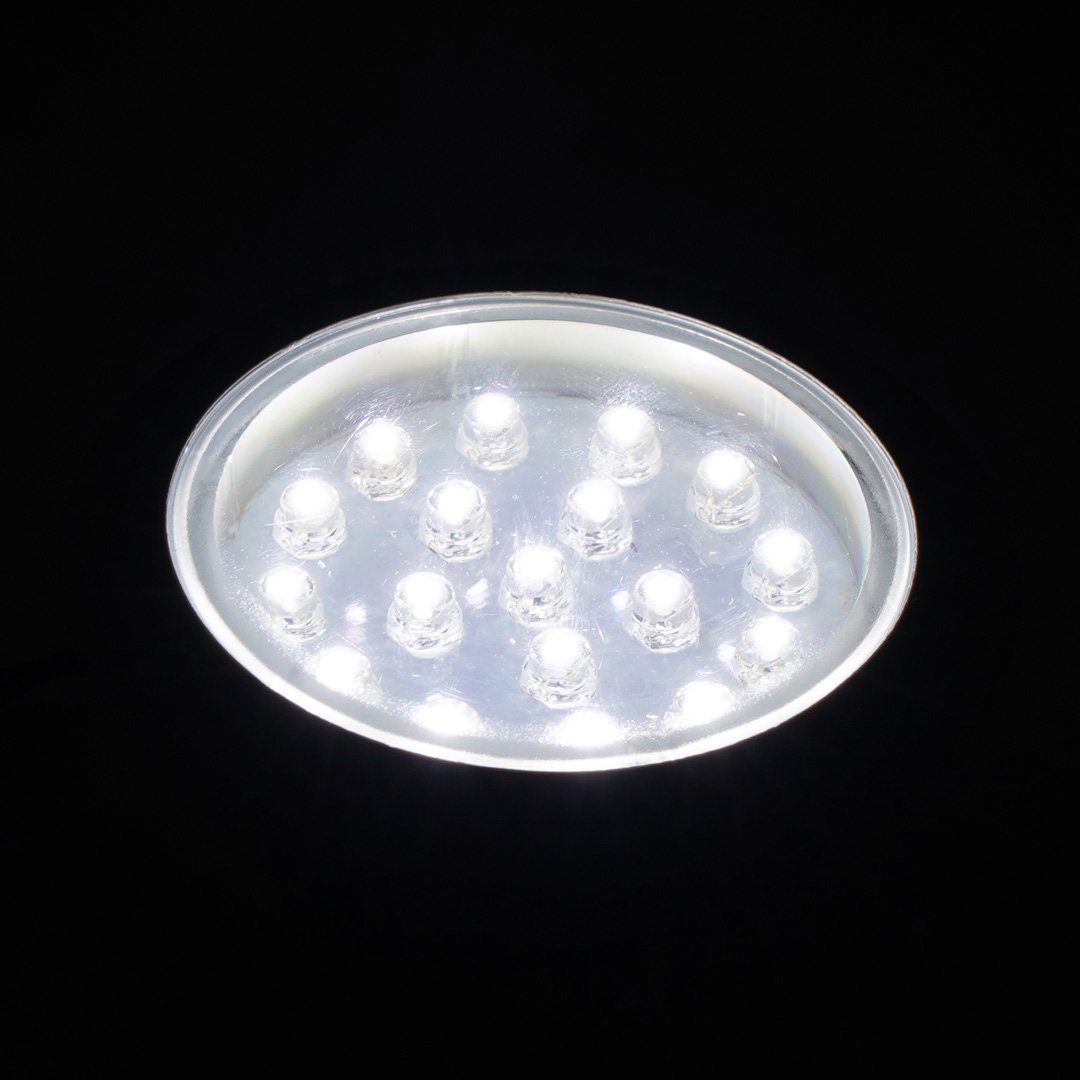 Spot intérieur blanc encastré 24V Ø 55,7mm 18 LED non-dimmable
