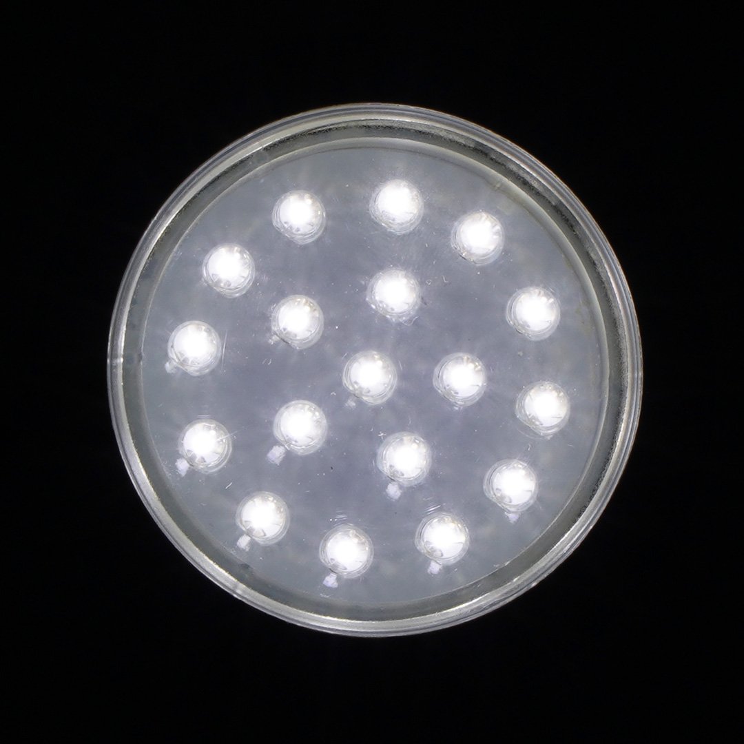 Spot intérieur blanc encastré 24V Ø 55,7mm 18 LED non-dimmable