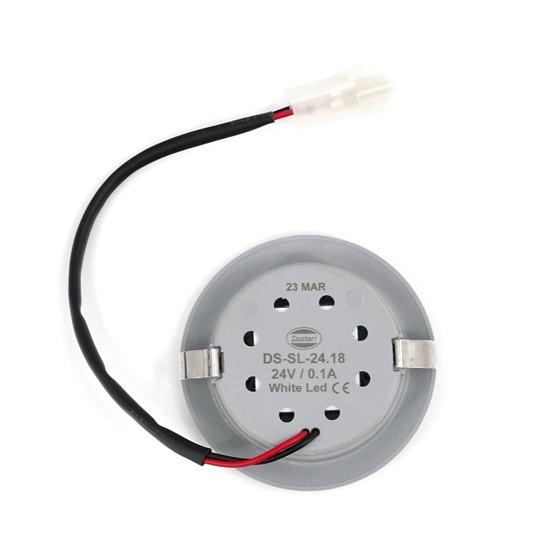 22310102 Lampe Encastrée LED Ø 55,7mm 18 LED Non-Dimmable 24V Convient Pour Montage en Surface Avec Article SPRAN