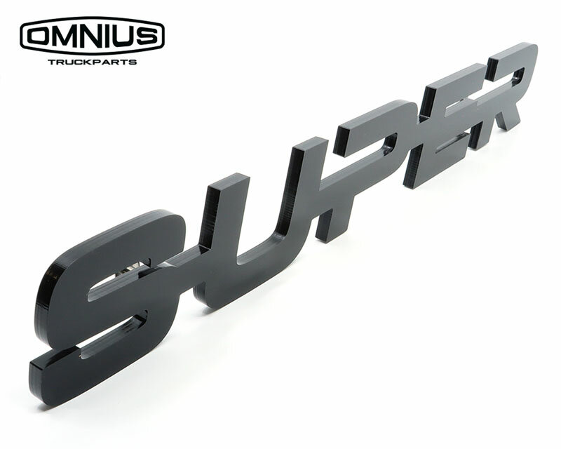 Super Emblem Brillant Haut 45x6,5 cm