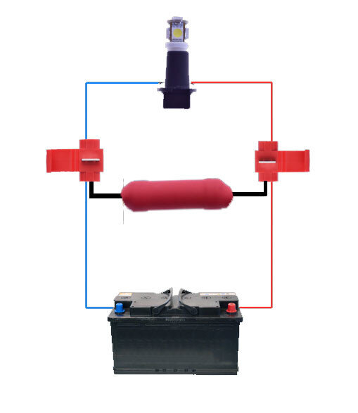 Résistance 2405 pour consommation électrique jusqu'à 5W