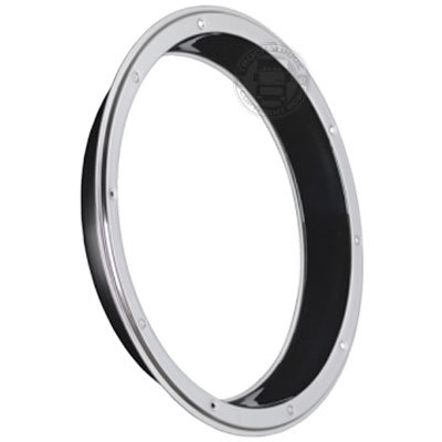Anneau de garniture de roue arrière 90mm 22.5 en acier inoxydable, y compris le montage de l'anneau de verrouillage