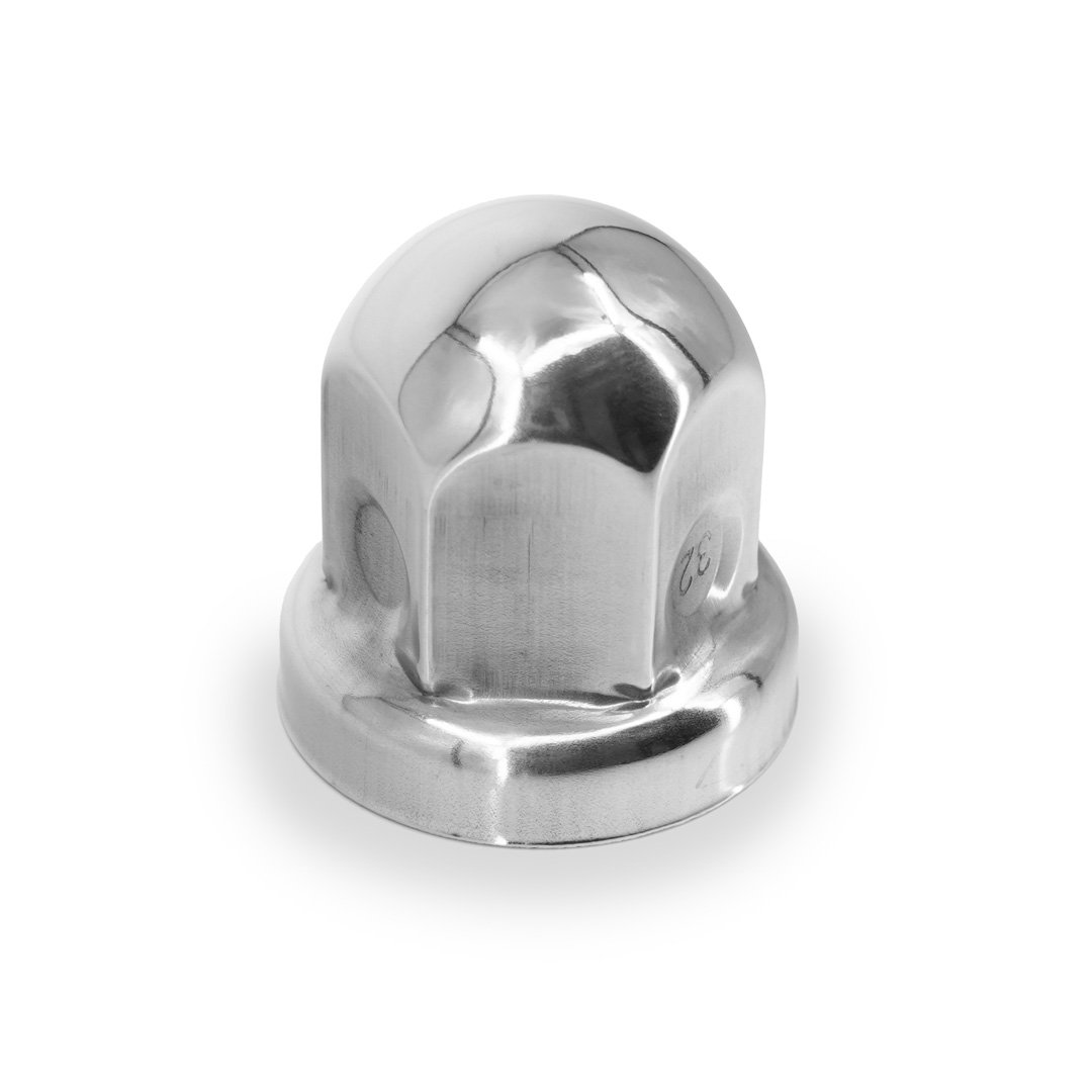 Couvre-écrous de roue en acier inoxydable 32mm 51mm de hauteur 20 pièces