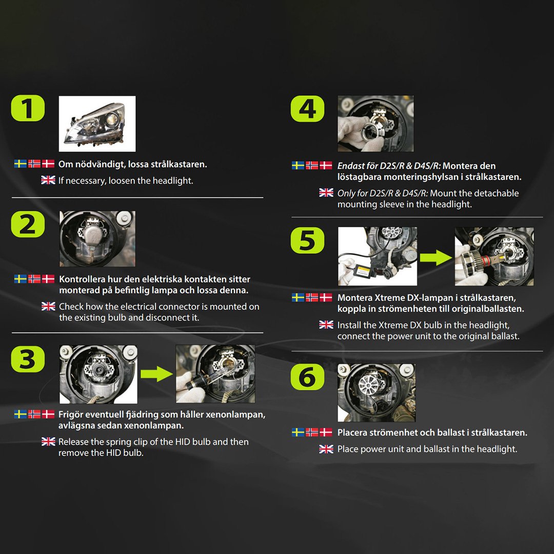 Ledson Xtreme DX Lampe de Camion LED H4