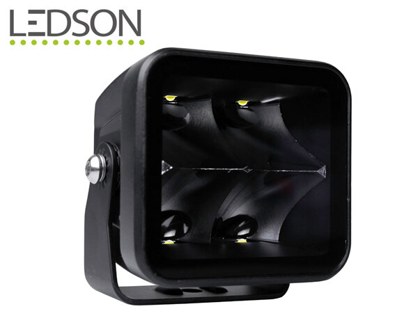 Ledson LED Fernscheinwerfer Vega S Compact 4800 Lumen 4x10W Osram 5700K IP68/IP69K