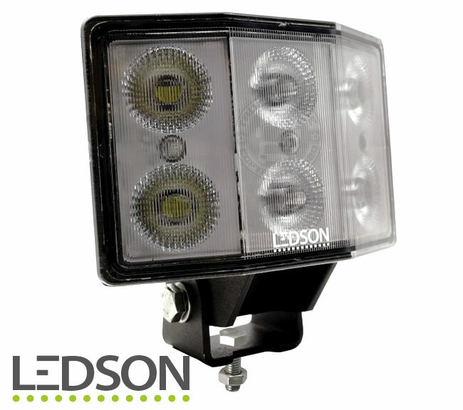 Lampe de travail Ledson Hydra 120 degrés lumière diffuse super large 5600 lumens 5700K IP68 IP69K 137x90x68mm