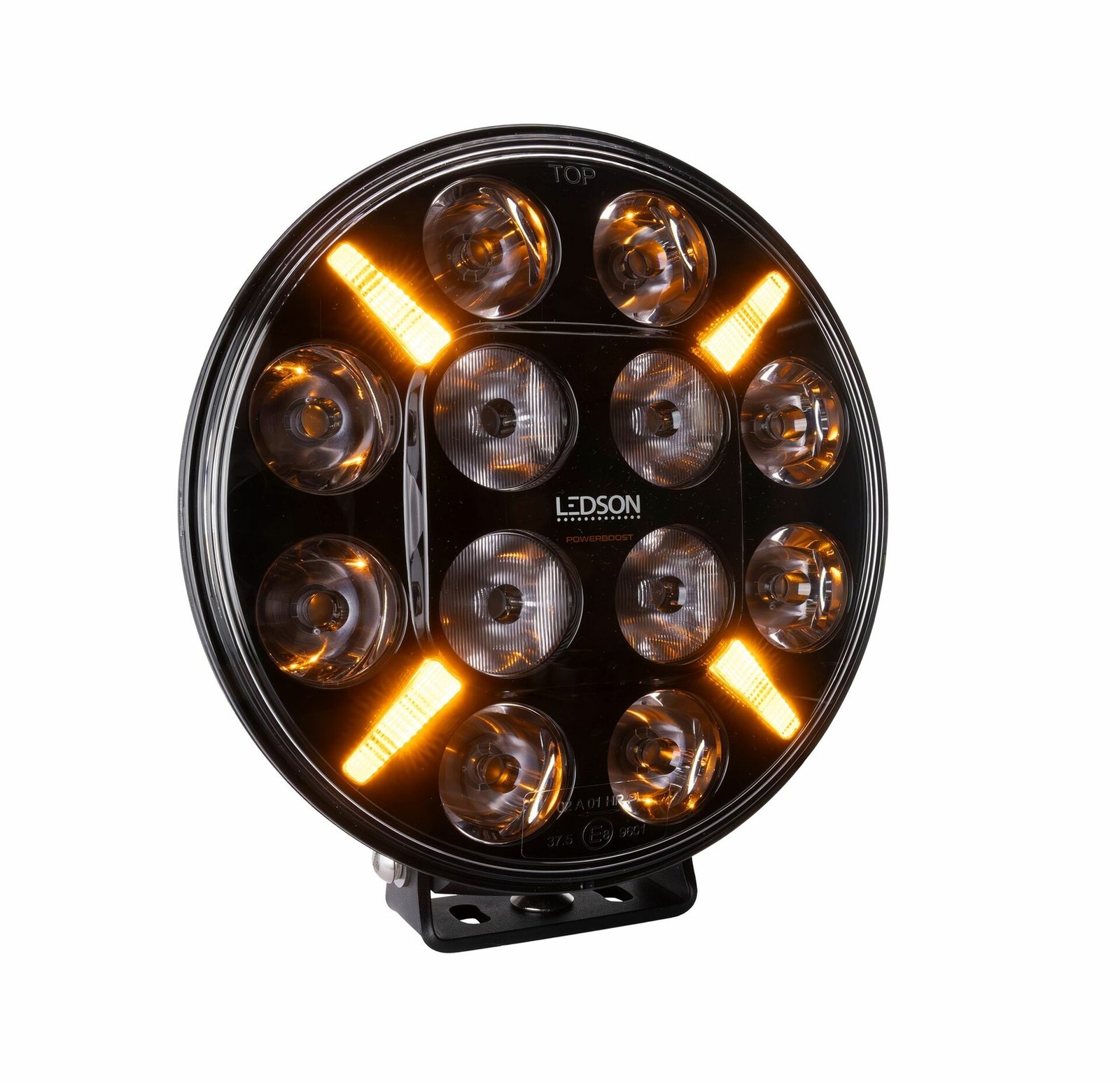 Ledson Projecteur 7 Pouces Noir Avec Feu de Position Homologué E Système Optique TIR Garantie 24 Mois