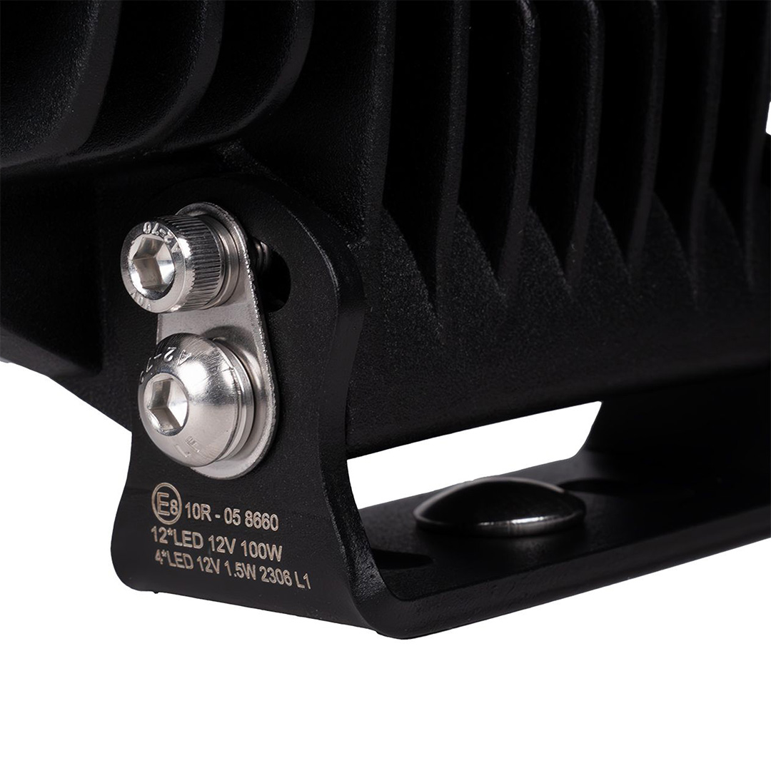 Ledson Projecteur 7 Pouces Noir Avec Feu de Position Homologué E Système Optique TIR Garantie 24 Mois