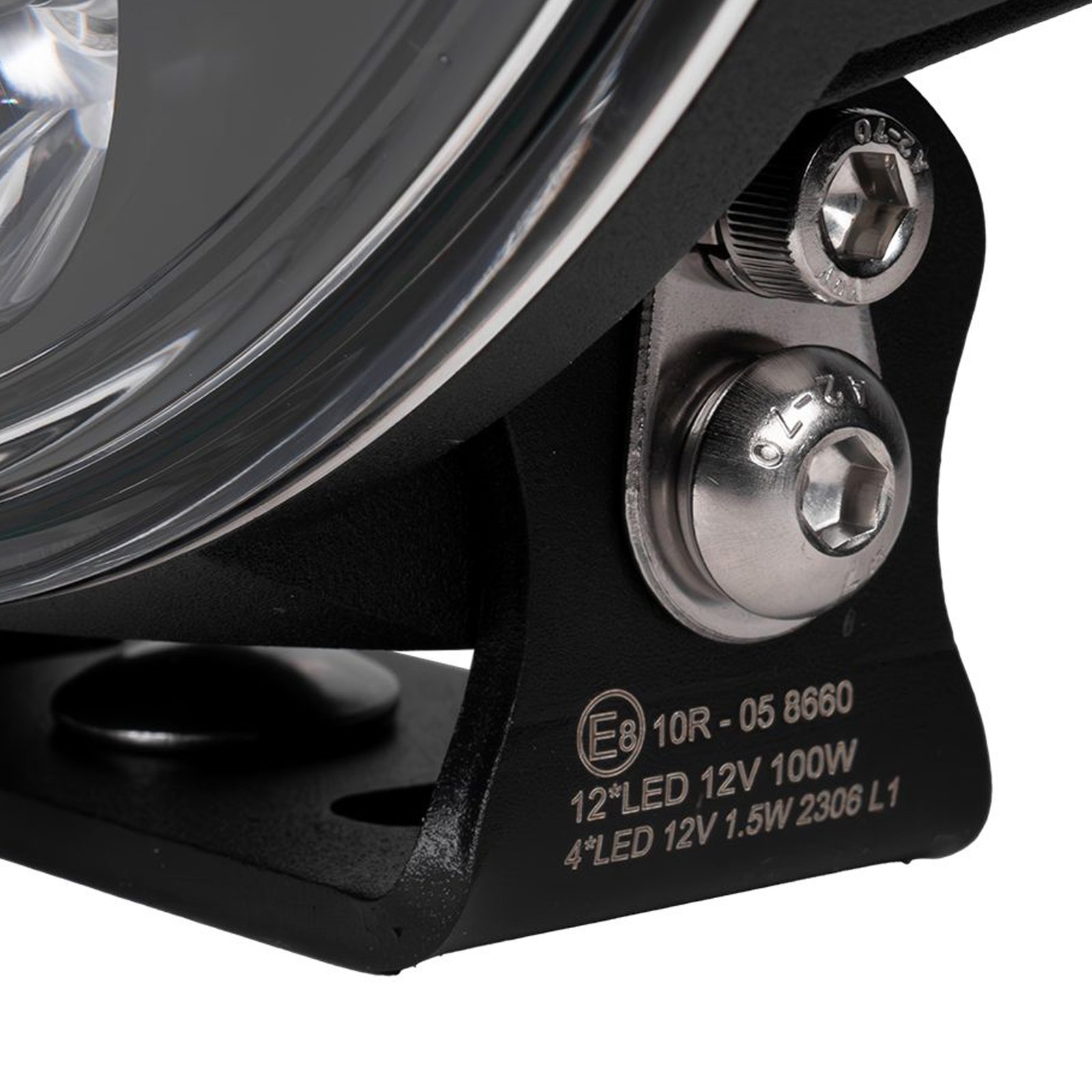 Ledson Projecteur 7 Pouces Noir Avec Feu de Position Homologué E Système Optique TIR Garantie 24 Mois