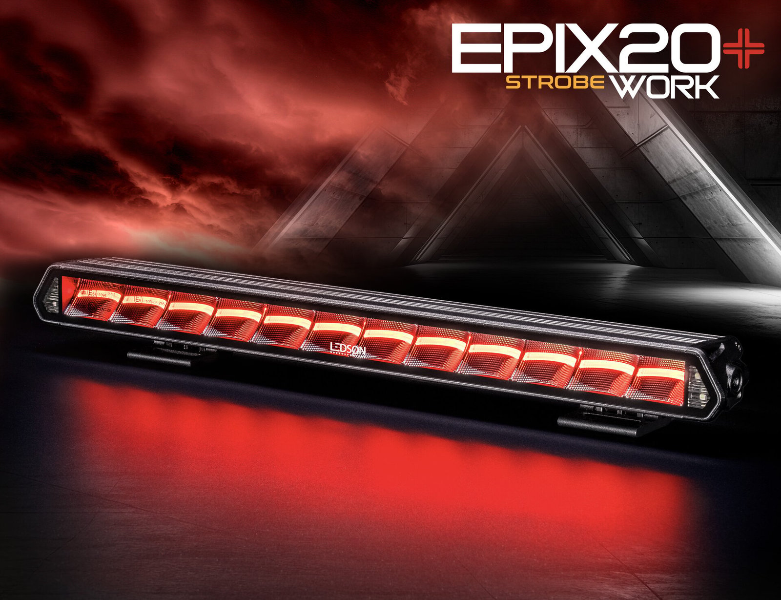 Ledson EPIX20+ Barre LED de Travail Stroboscopique 20 Pouces 180W Homologuée R65