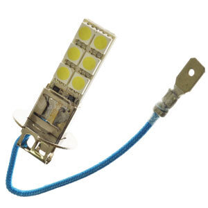 Pas de marque disponible Lampe H3 12 Diodes 5050SMD 24V 20W 6000K Blanc Xénon