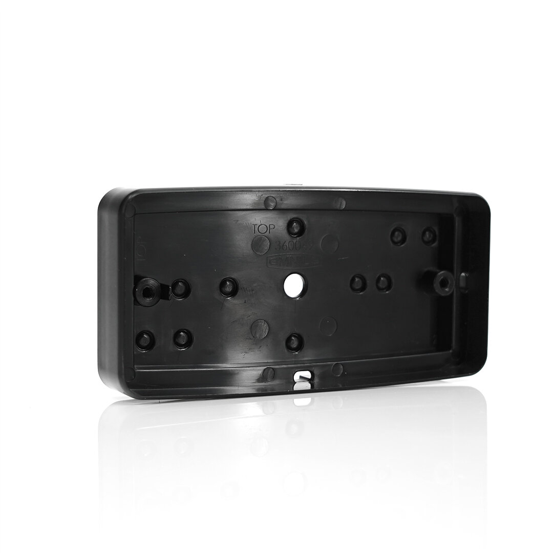 Bloc d'élévation de feu de position latéral LED Omnius ABS 126x64x21mm