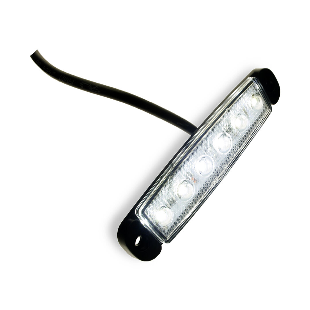 Ledson Feu de Position Ultra Fin Homologué ECE 12-24V Blanc