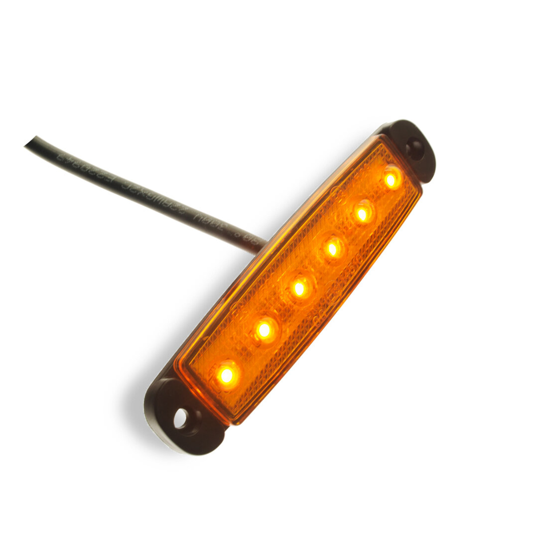 Ledson Luce di Posizione Ultra Sottile ECE Approvato 12-24V Arancione