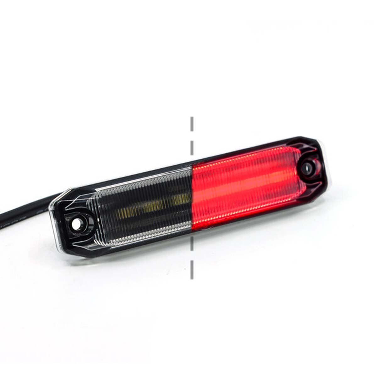 Ledson Optoline M Feu de Position Marqueur Latéral Fibre Optique Lentille Fumée 6 LED IP67 9-32V ECE R148