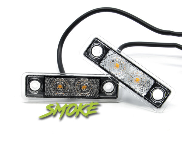 Ledson Astral Luce di Posizione Laterale Easy Fit Vetro Fumè 79x22,2x6,5 mm IP67 12V/24V