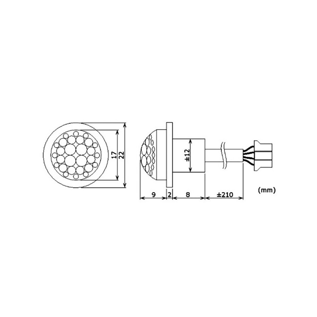 Éclairage intérieur à capteur PIR Ledson 12/24V 72W Minuterie 10 minutes