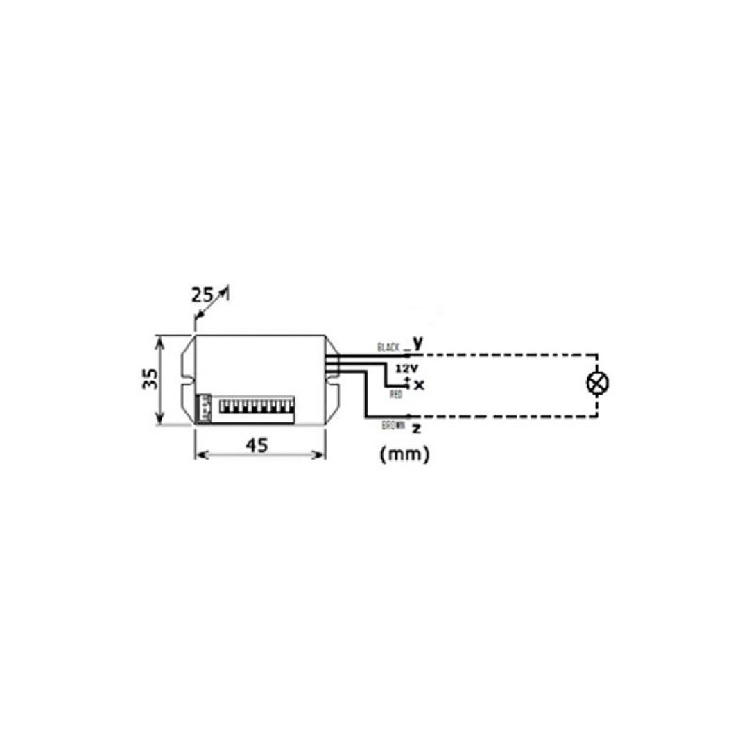 Éclairage intérieur à capteur PIR Ledson 12/24V 72W Minuterie 10 minutes