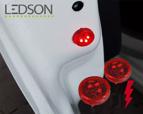 Ledson Deurwaarschuwingslampje LED Rood