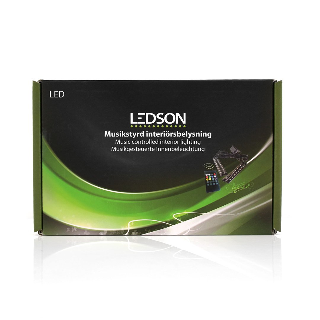 Éclairage intérieur LEDSON contrôlé par la musique 24V via allume-cigare