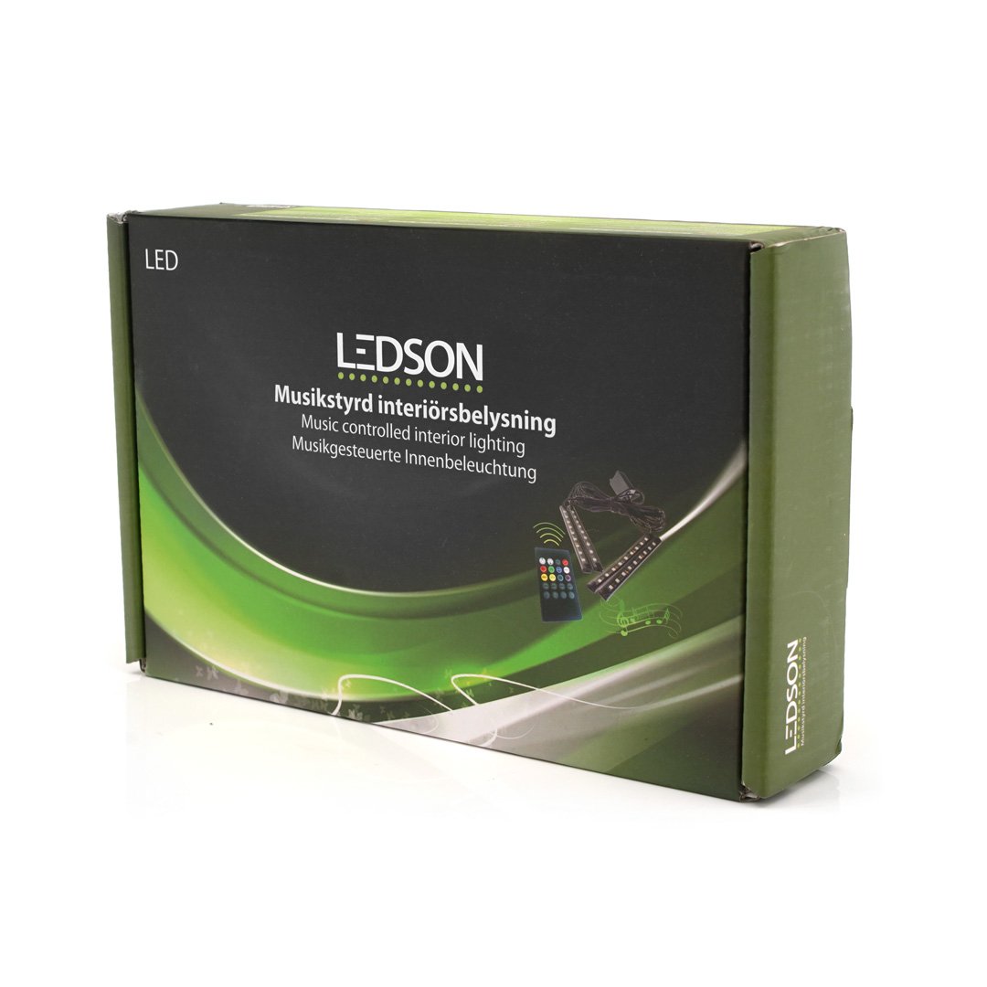 Éclairage intérieur LEDSON contrôlé par la musique 24V via allume-cigare