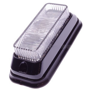 500330 Éclairage LED 3x1W 12-24V 12 Modèles de Flash Homologué E6 98x41x29