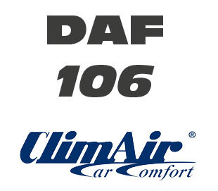Daf 106 Déflecteur Gris Fumé Gauche Volant - Climair