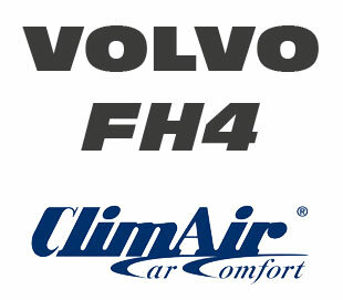 Volvo FH4 - Guides-vent pour fenêtres - Climair