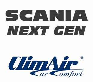 Scania NextGen Déflecteur d'air Smoke Gauche Volant - Climair