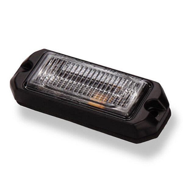 Gyrophare orange 3 LED 26 motifs de flash ECE R65 EMC R10 IP67 9-33V câble 3m