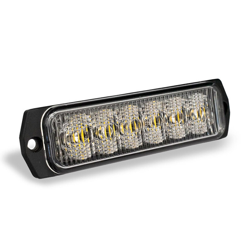 Ledson Warnblitzlicht Orange 6 LEDs ECE R65 EMC R10 SAE J595 IP67 9-33V 113x29x10mm 3m Kabel