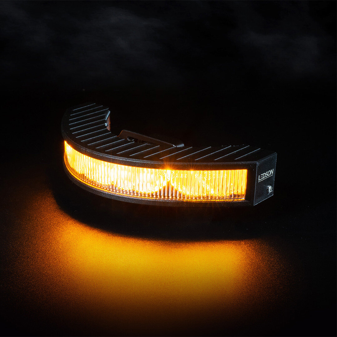 Ledson Feu de Signalisation d'Angle 180° 12W ECE R65