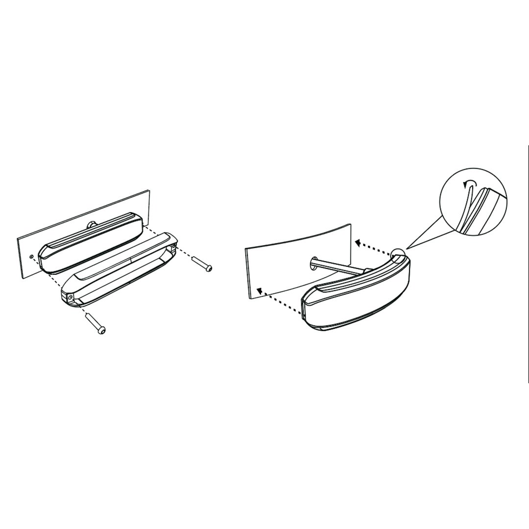 Ledson Nexus Luce di Avvertimento Flessibile 100x23x10mm 6x3W IP69K ECE R65 R10 19 Modelli di Lampeggio