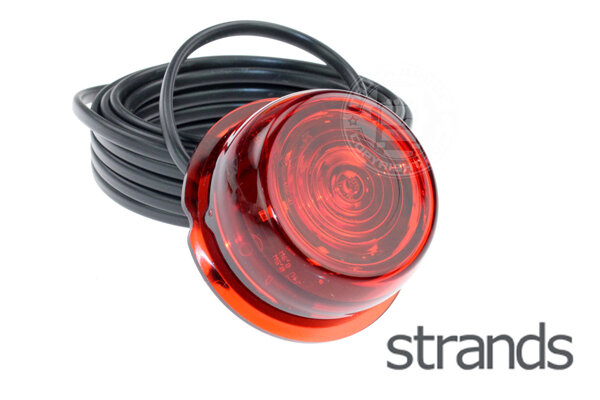 Strands Feu De Gabarit Latéral Rouge LED 12V/24V