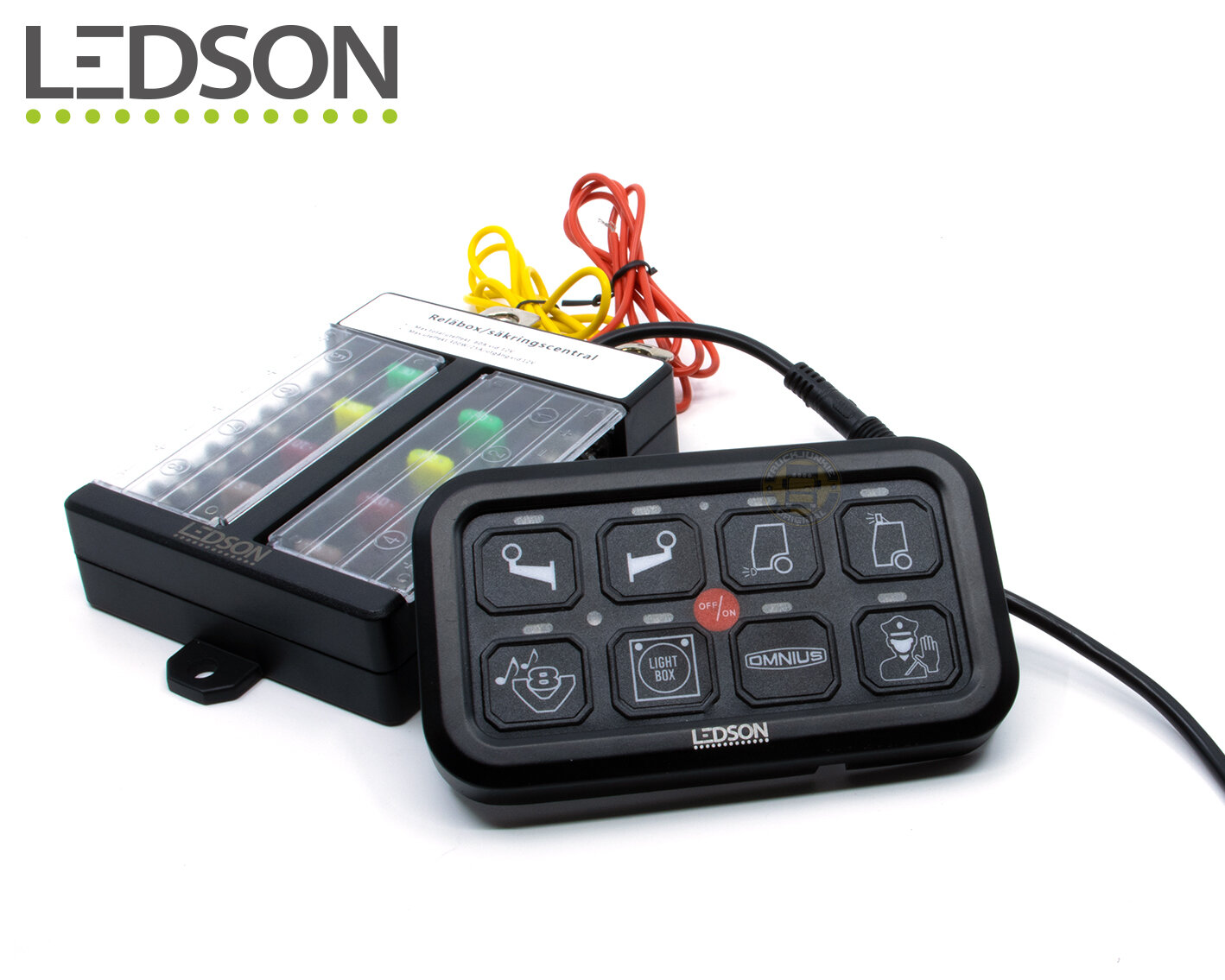 Ledson Commander Gen2 Relais-Steuerpanel, 8 Ausgänge, Bluetooth-/App-Steuerung/RGB