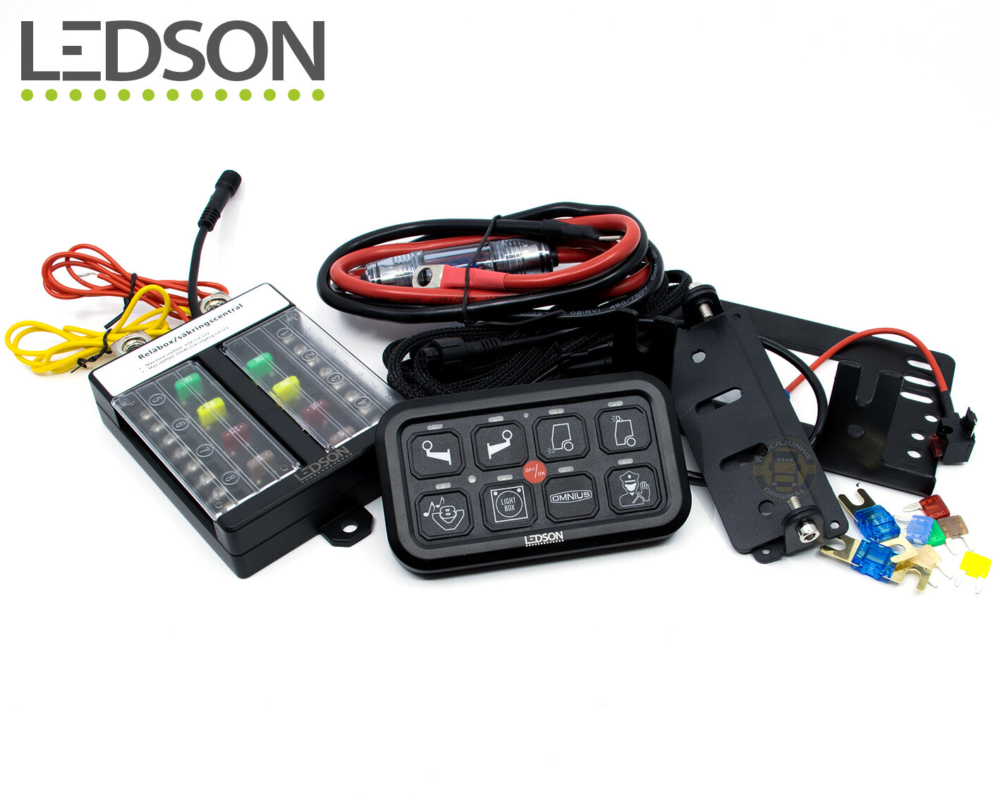Ledson Commander Gen2 Relais-Steuerpanel, 8 Ausgänge, Bluetooth-/App-Steuerung/RGB
