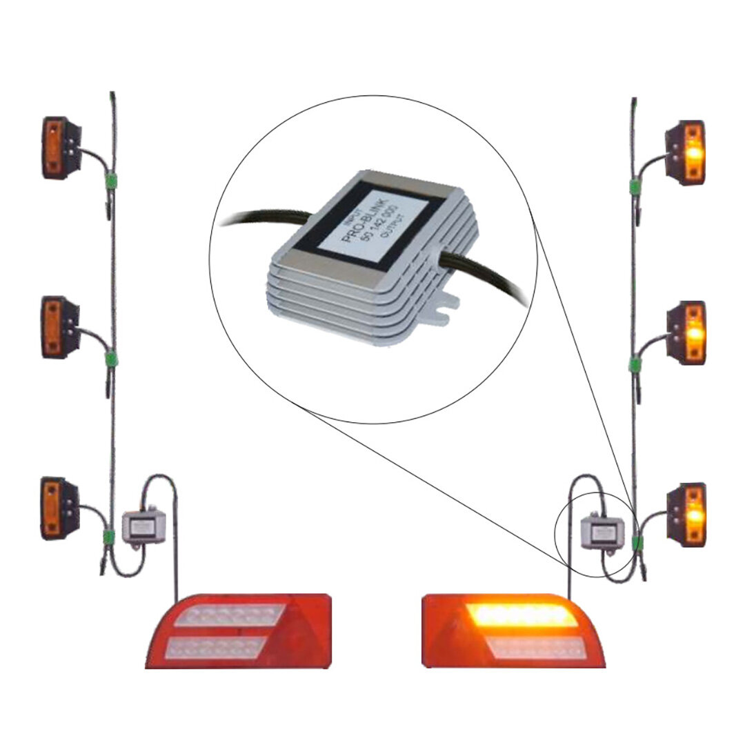 Module de Feu Latéral Clignotant Ledson Pro 12V/24V