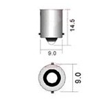Ampoules LED 24V Pour Camions T4W BA9s Jaune/Orange