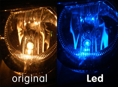 Lampade a LED 24V per Camion T4W BA9s Bianco Blu