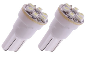 Lampes LED Camions 24V Résistantes à la Chaleur LED Blanche 6 SMD 1210 6-7W