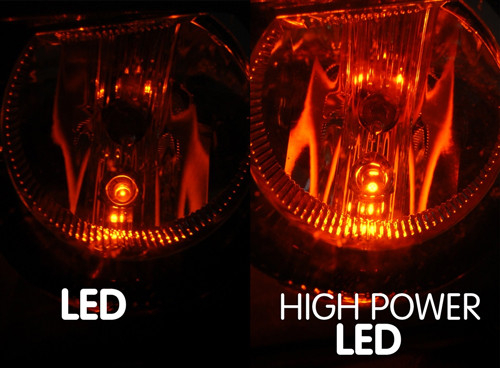 Lampe LED 24V pour camions avec 5 diodes SMD haute puissance couleur jaune/orange