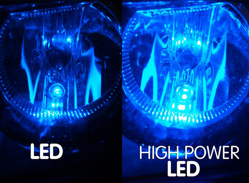 Lampe LED 24V pour camions avec 5 diodes SMD haute puissance couleur bleue