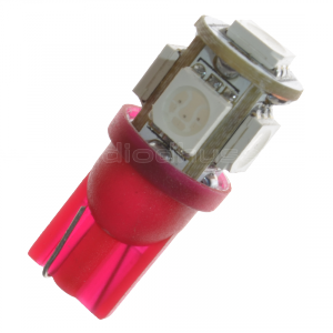 Lampade a LED Camion 24V W5W W21X95D 5050 SMD Rosso