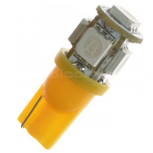 Lampade a LED Camion 24V W5W W21X95D 5050 SMD Giallo Arancione